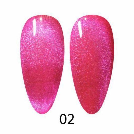 DND DC 9D Cateyes Gel  #02 – Bejeweled