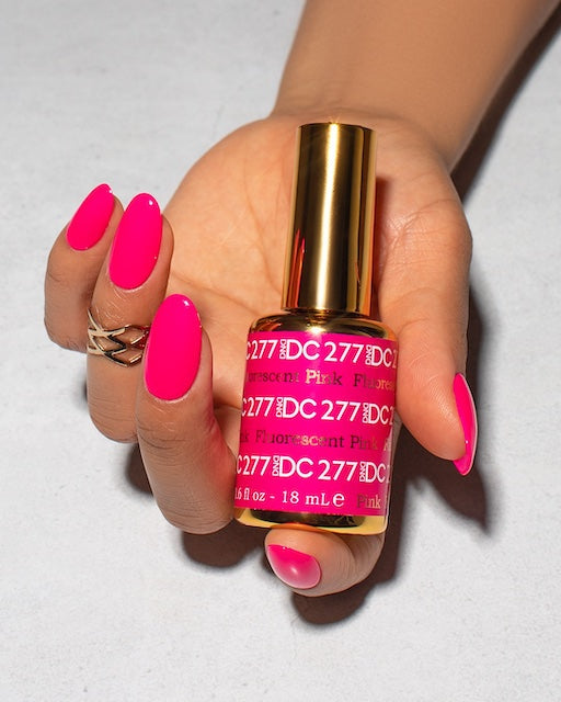 DND DC Premium set Gel Color Matching Polish Color - Fluorescent Pink #277