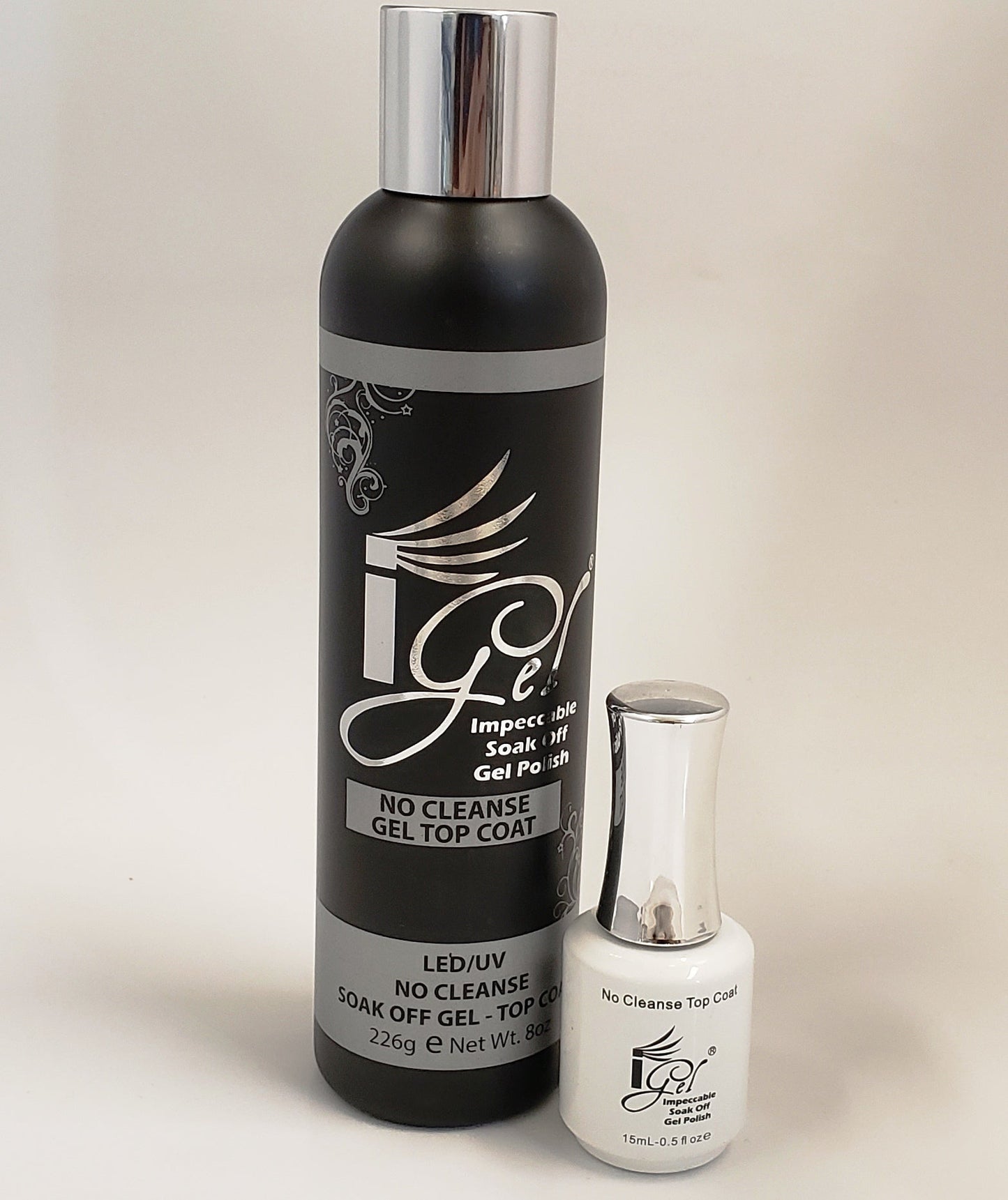 Igel Impeccable Soak off Gel - NO CLEANSE GEL TOP COAT - Choose Size