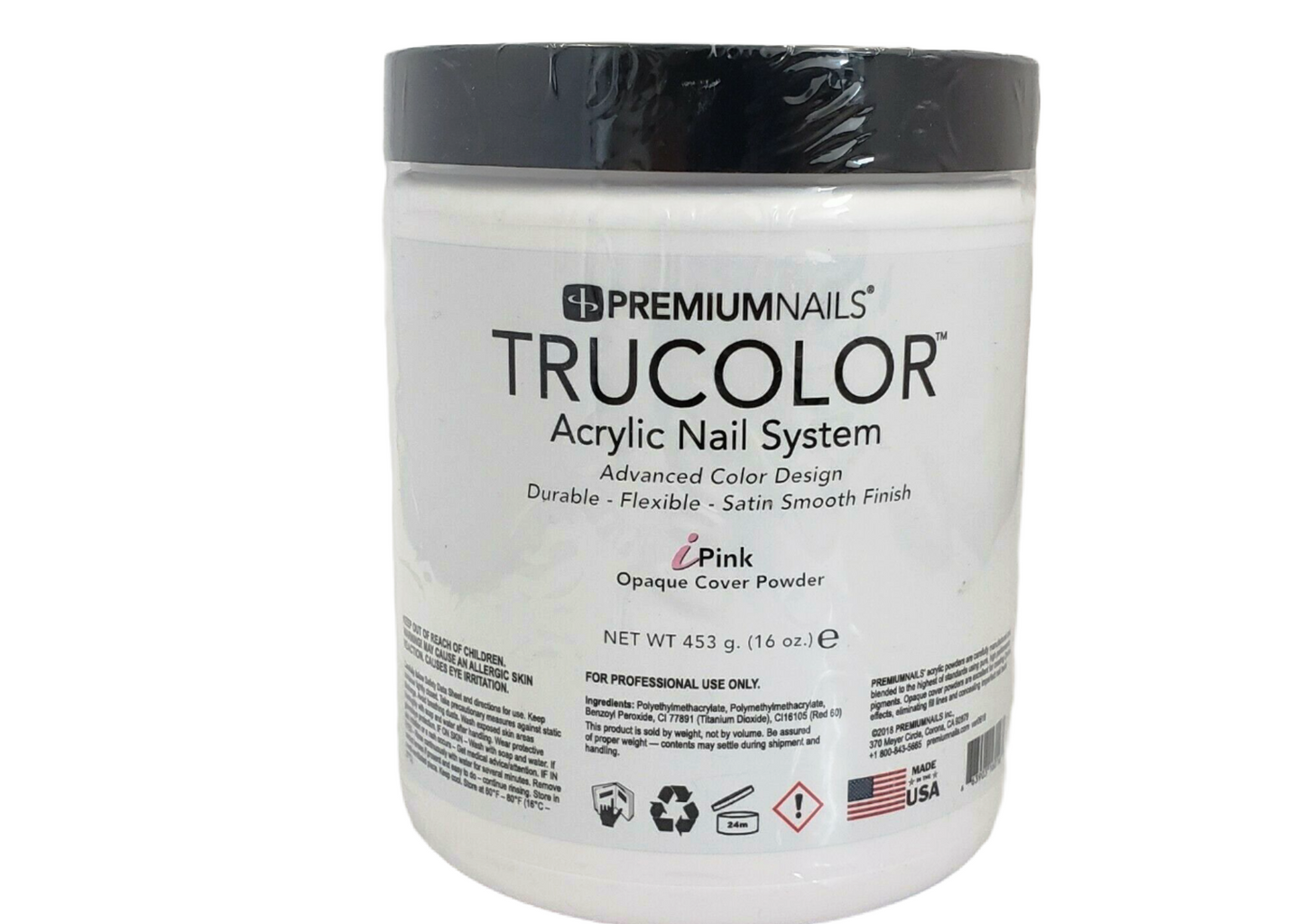 Premiumnail Nail Acrylic Trucolor Powder - 32oz/907g - Choose your Colors