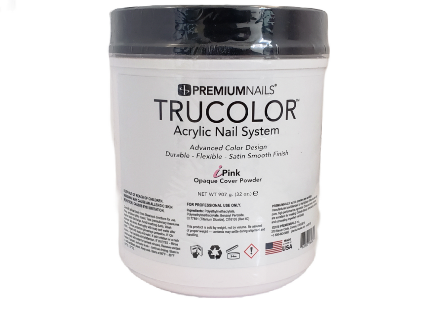 Premiumnail Nail Acrylic Trucolor Powder - 32oz/907g - Choose your Colors