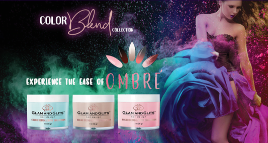 Glam and Glits - Ombre' & Marbling Nail Powder Color Blend COMPLETE Collection 48 Colors - 2oz/Jar (FREE SHIPPING)