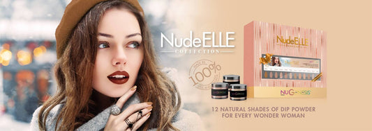 NUGENESIS -Nail Manicure Dipping Powder Nude Elle Collection 12 Colors