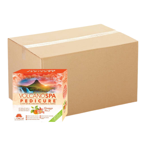 Volcano Pedicure Spa 6 Steps  Orange No.5 - Case of 36 packs