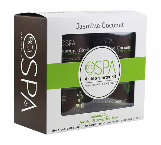 BCL Spa 4 steps Pedicure Jasmine Coconut Starter Kit