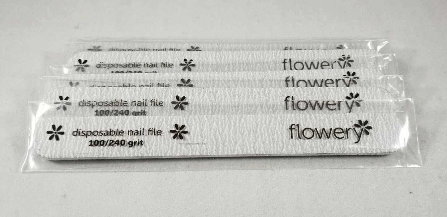 Flowery Silver Streak Cushion Core File 100/240 Grit (DFCS2)