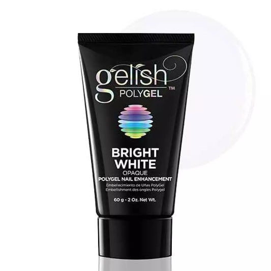Gelish Professional Nail Enhancement Polygel 2oz - Bright White Opague