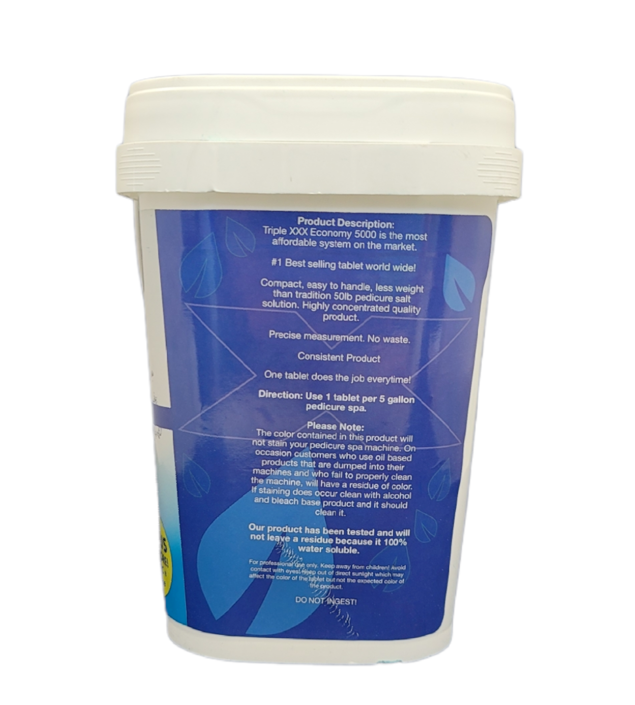 Cory Laboratories Triple X Pedicure Solution Tablets Economy - 5000ct with 1,000ct Bonus