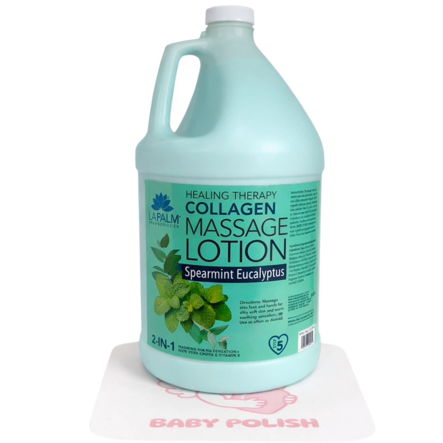 La Palm Healing Therapy Collagen Massage Lotion - Spearmint Eucalyptus