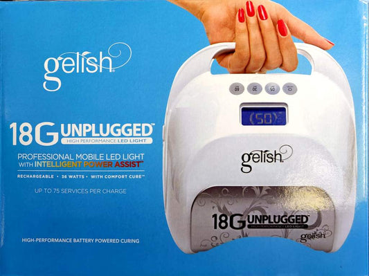 Gelish 18G Unplugged LED Lamp with Comfort Cure Cordless