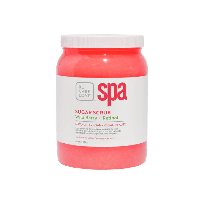 BCL Spa Pedicure Organic Sugar Scrub - Wild Berry + Retinol