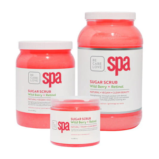 BCL Spa Pedicure Organic Sugar Scrub - Wild Berry + Retinol